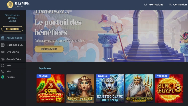 Olympe Homepage